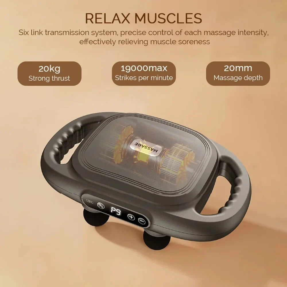 Six-Head Fascia Gun Muscle Massager