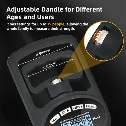 Digital Hand Dynamometer Grip Strength Tester