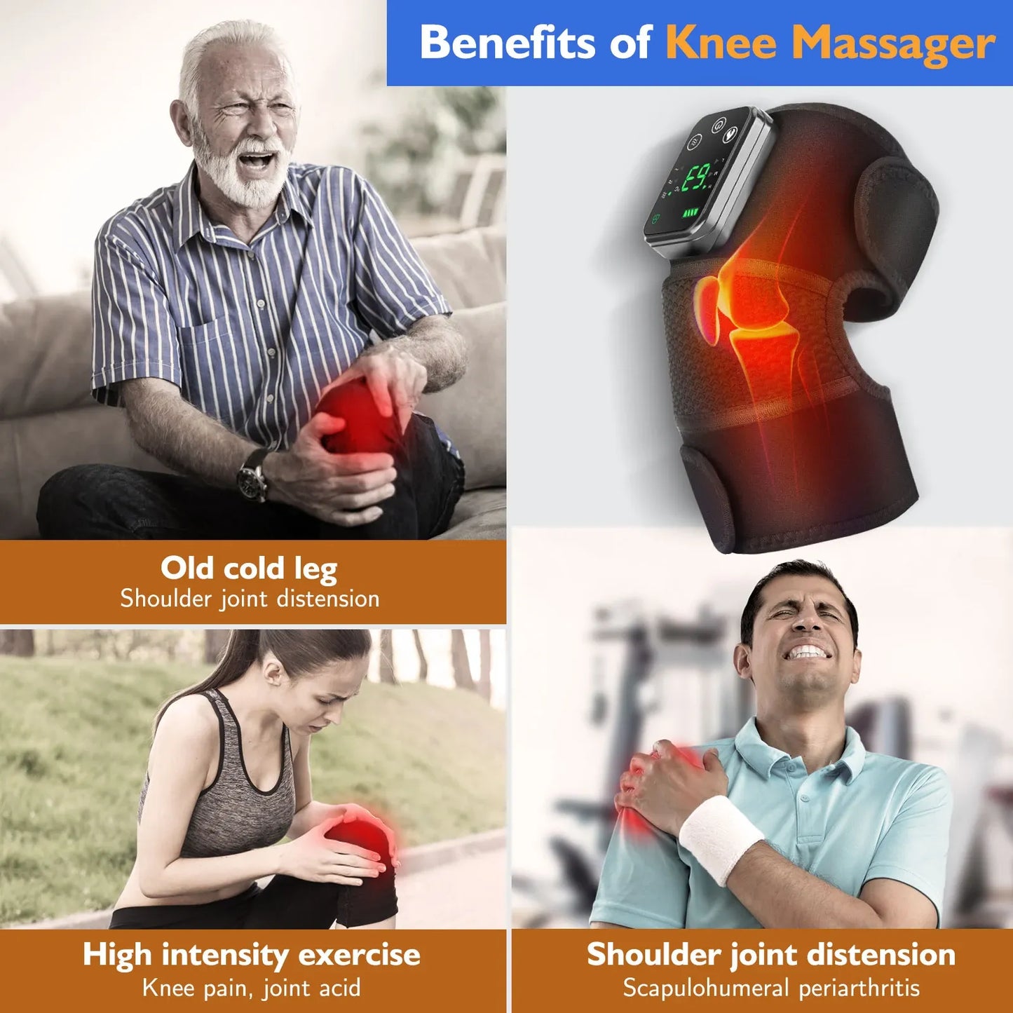 Electric Heating Knee Massage