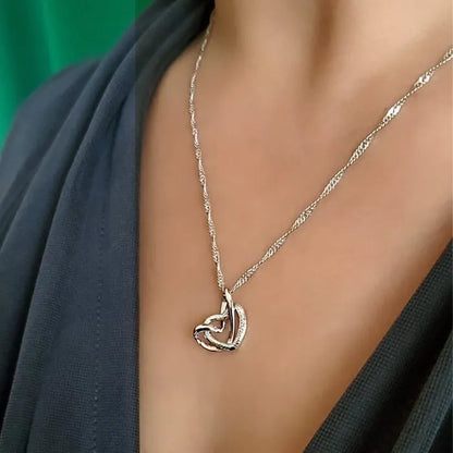 Interlocking Heart Necklace