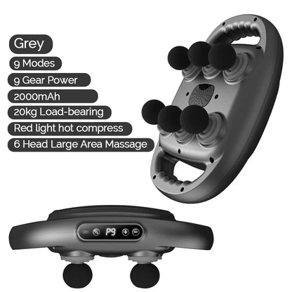 Six-Head Fascia Gun Muscle Massager