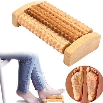 Foot Roller Wood Massage